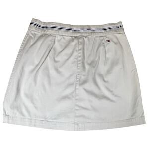 Tommy Hilfiger Khaki Wrap Front Skort Size 8 Neutral Light Academia Uniform